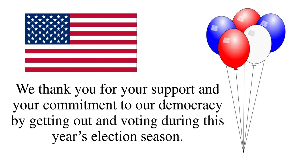 we thank you for your support and your commitment