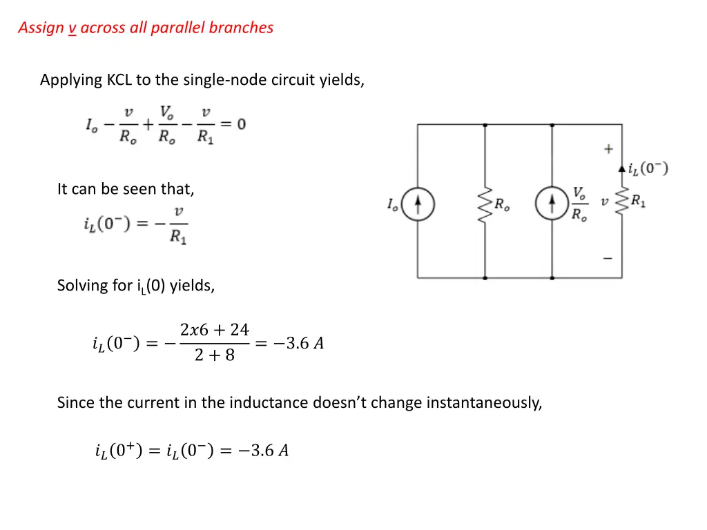 assign v across all parallel branches