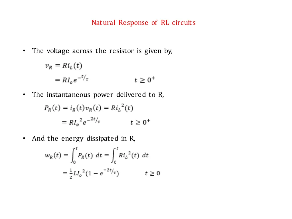natural response of rl circuits 3