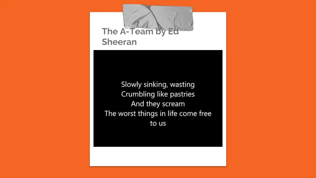 the a team by ed sheeran