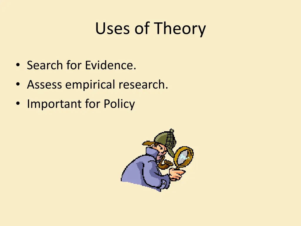 uses of theory