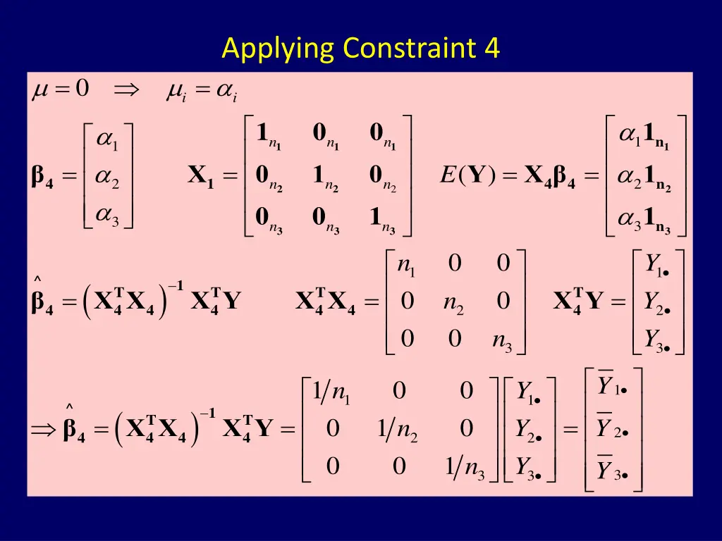 applying constraint 4 3 3