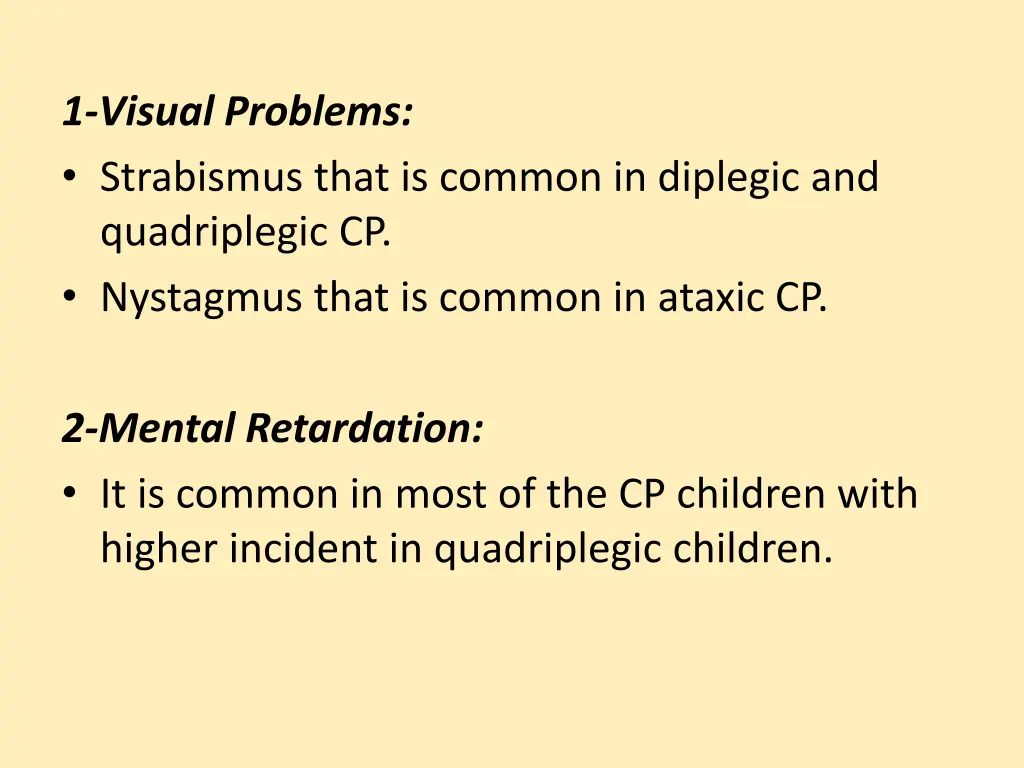 1 visual problems strabismus that is common