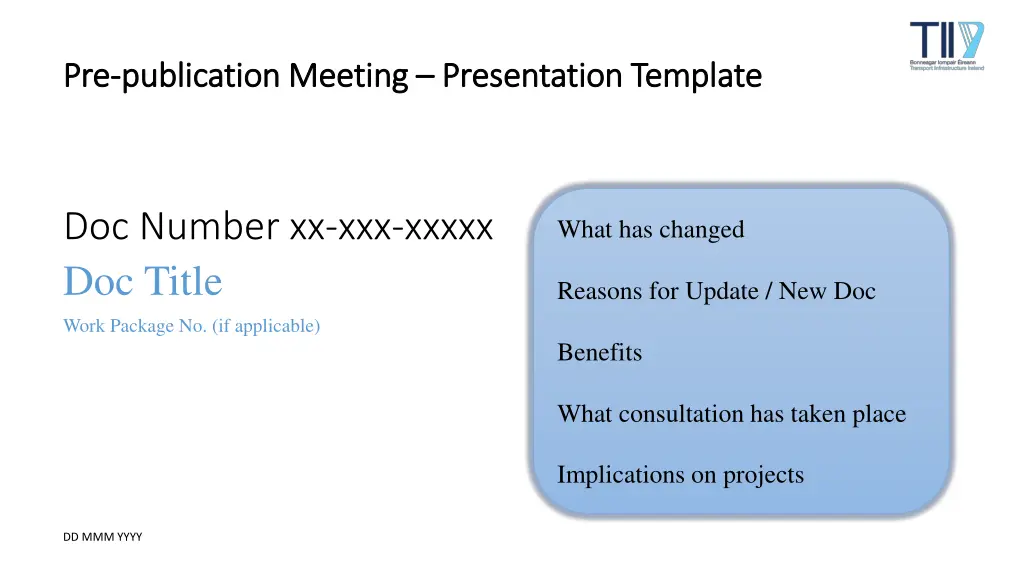 pre pre publication meeting publication meeting