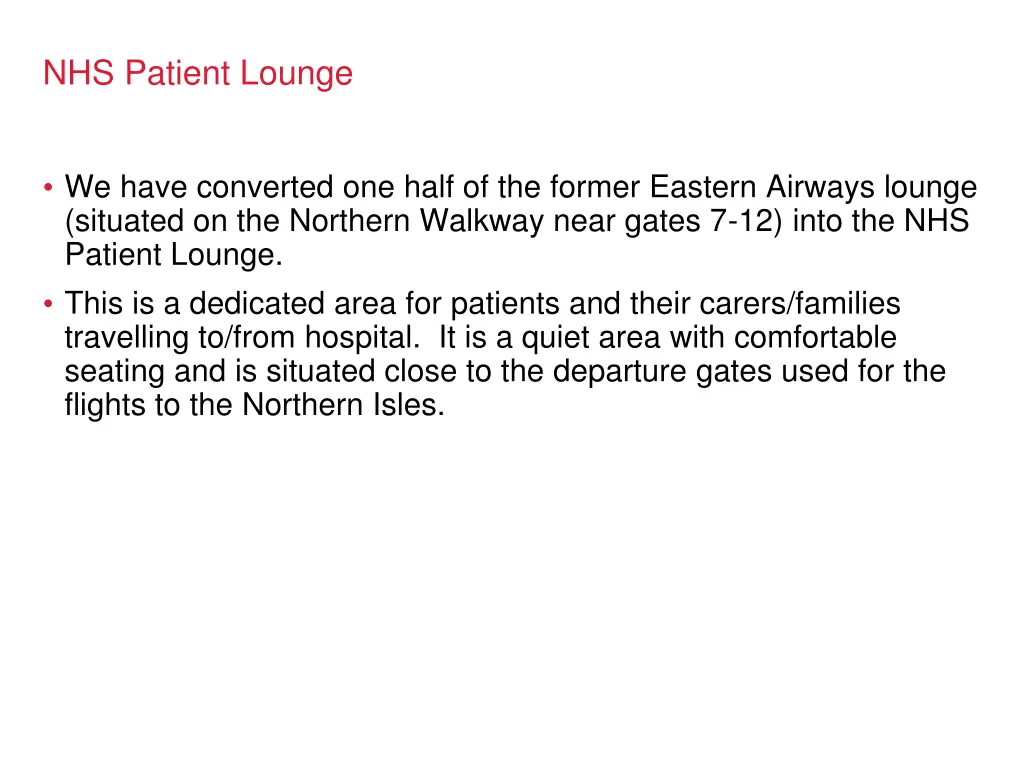 nhs patient lounge