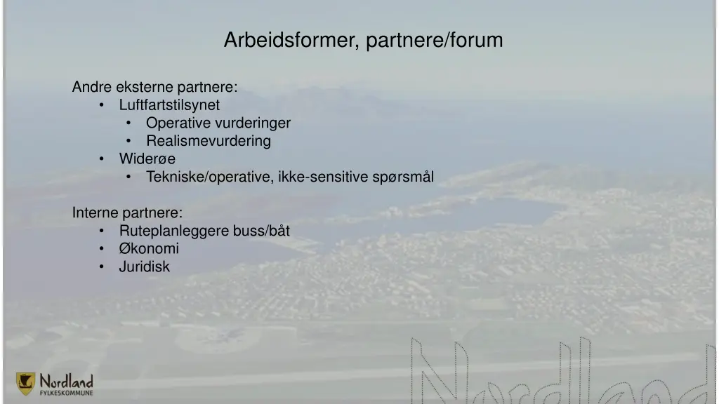 arbeidsformer partnere forum 1