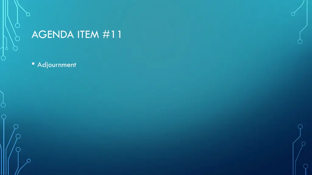 agenda item 11