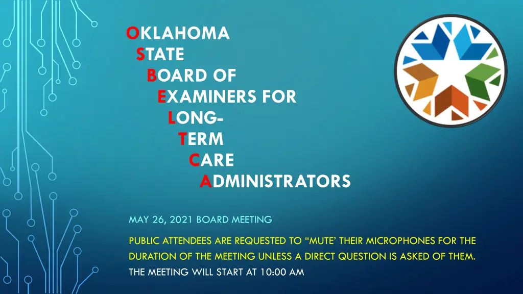 oklahoma state board of examiners for long term