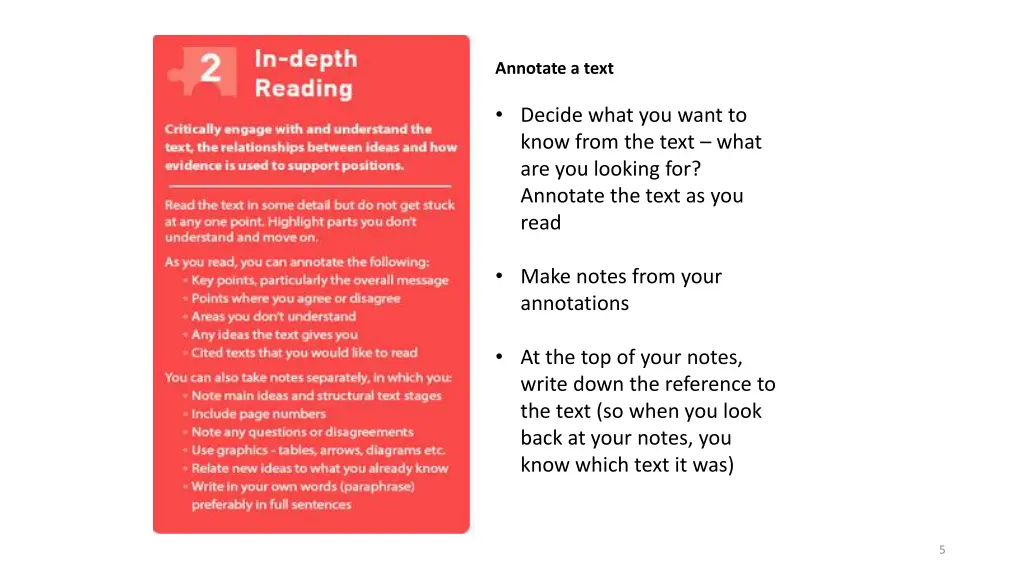 annotate a text