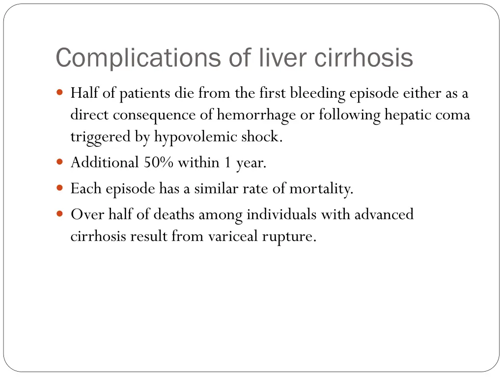 complications of liver cirrhosis 11