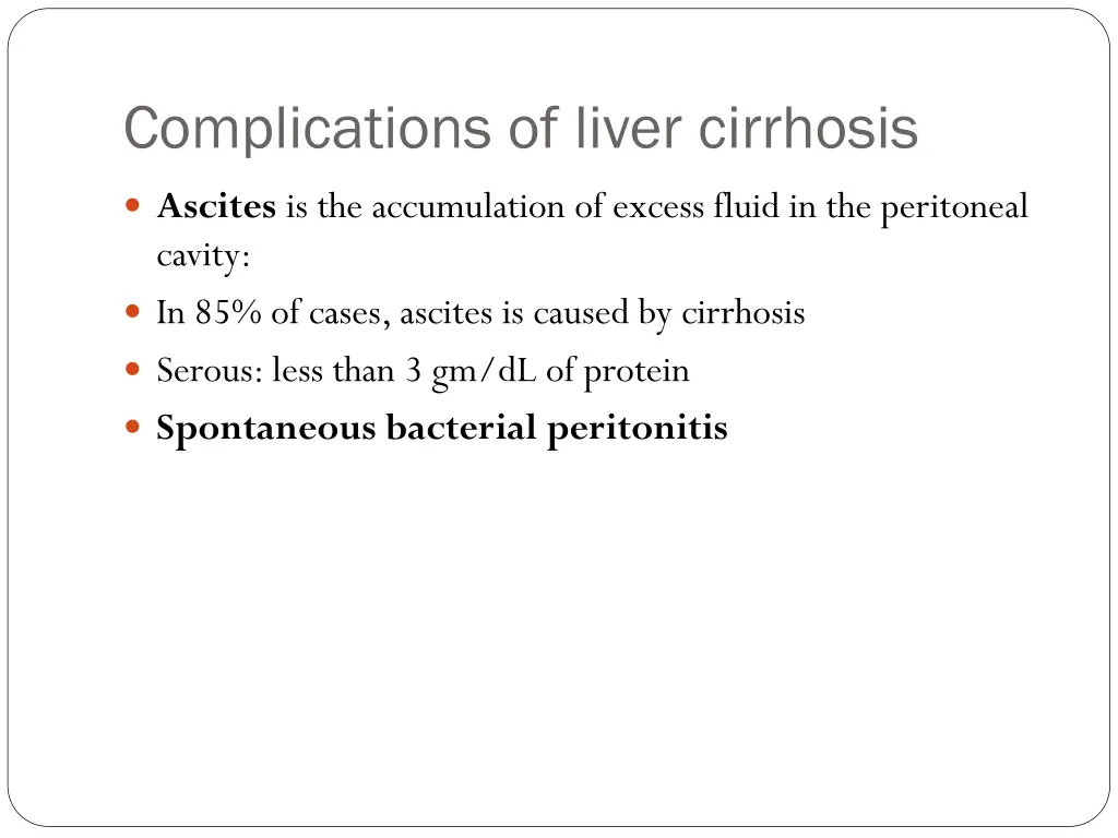 complications of liver cirrhosis 13