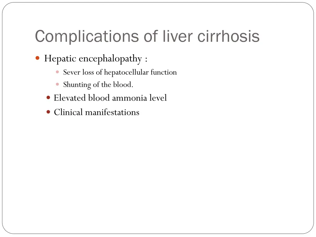 complications of liver cirrhosis 17