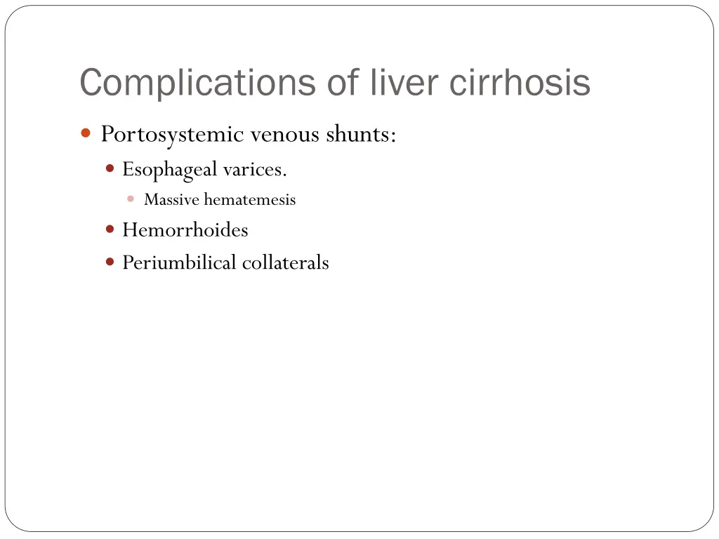 complications of liver cirrhosis 5