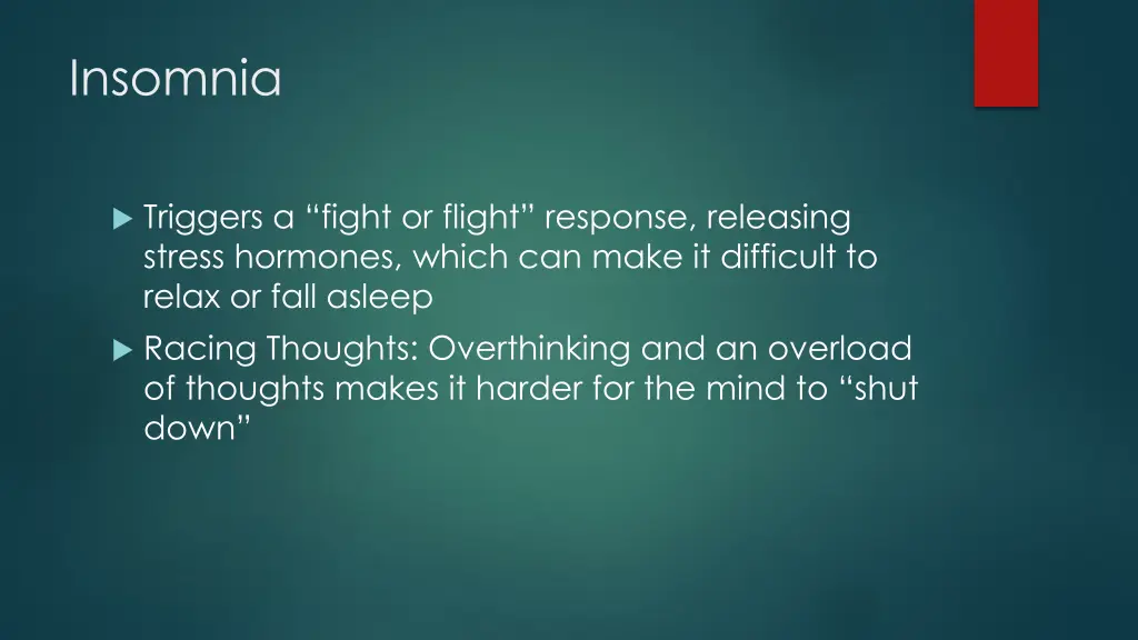 insomnia