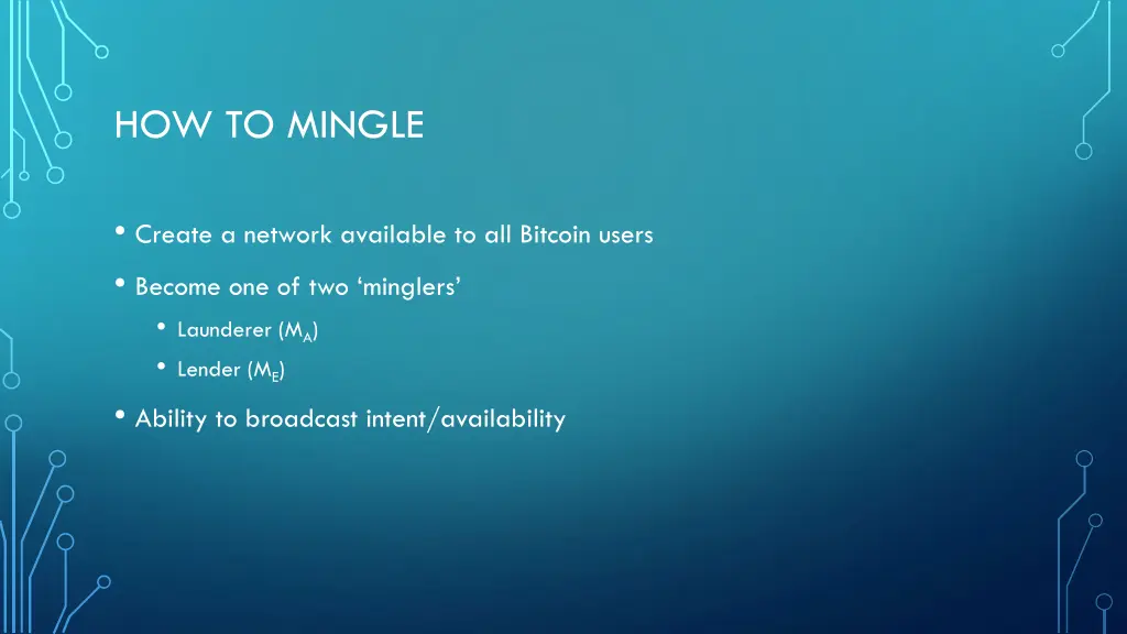 how to mingle