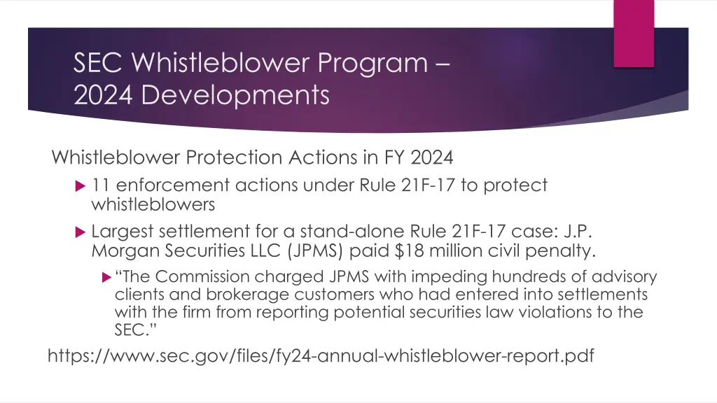 sec whistleblower program 2024 developments 1