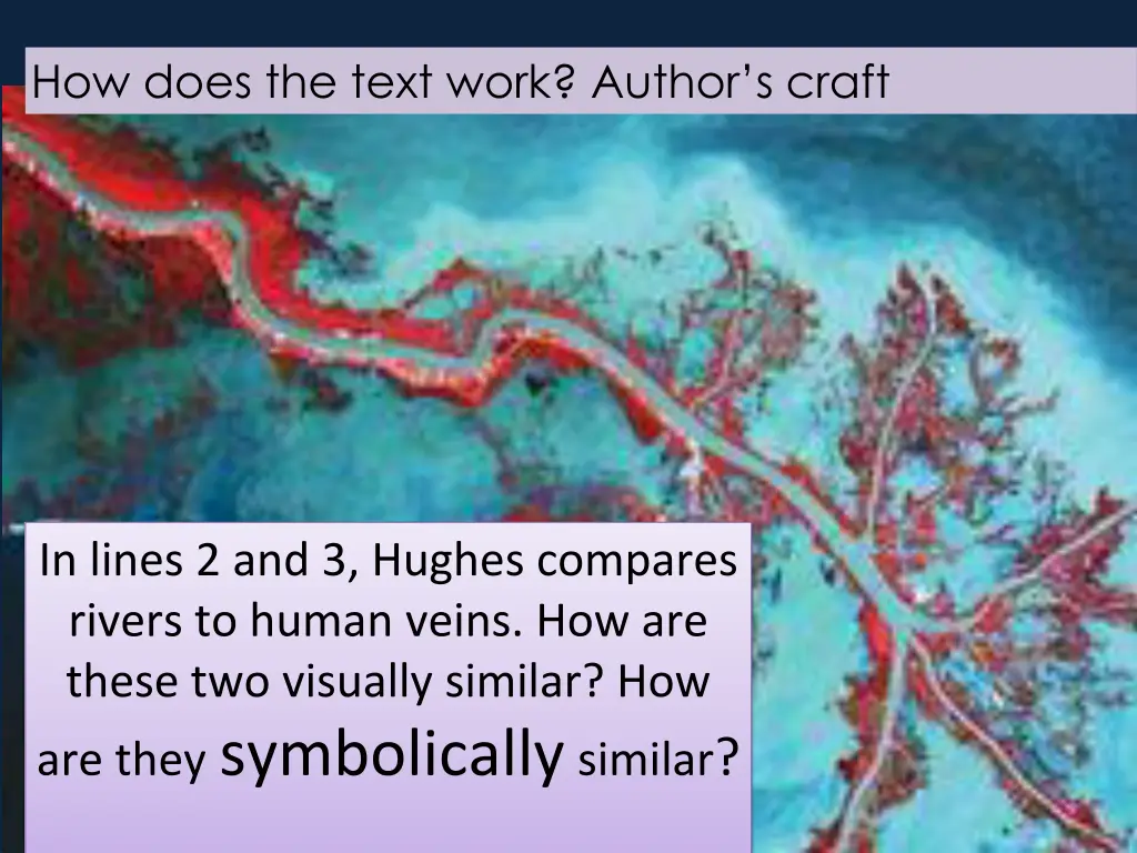 how does the text work author s craft