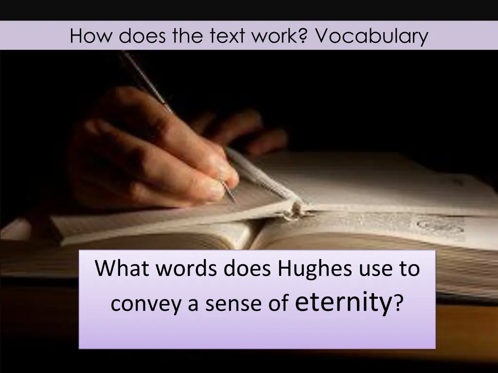 how does the text work vocabulary 2