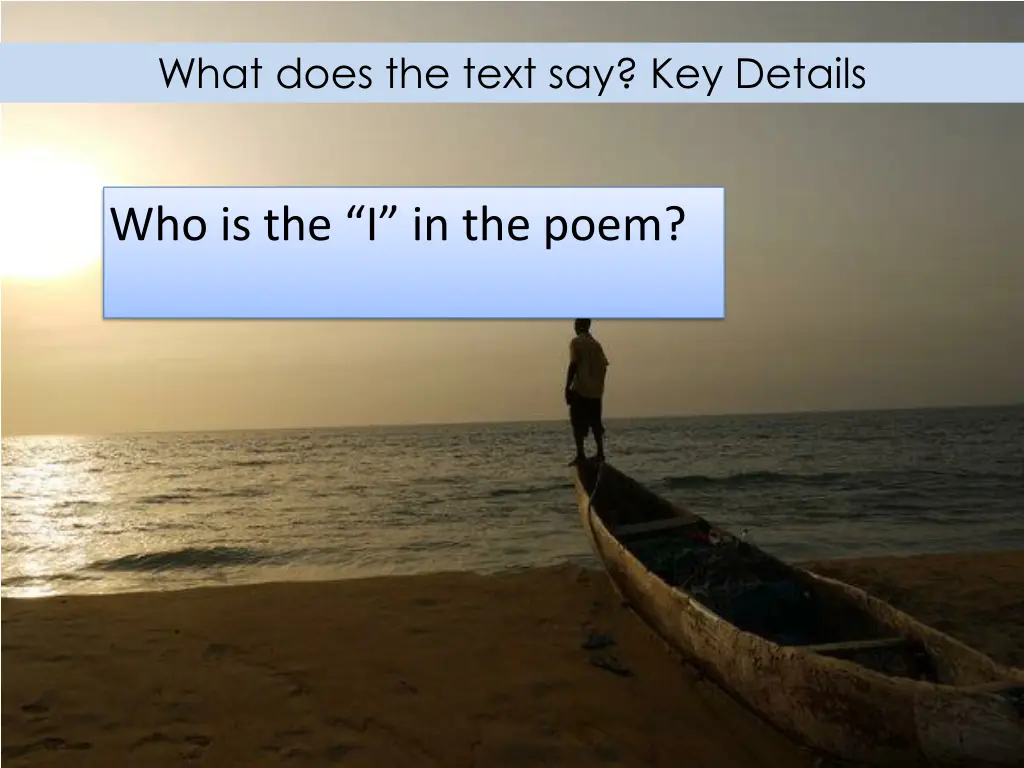 what does the text say key details 1