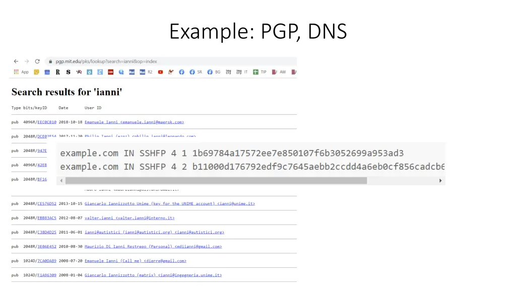 example pgp dns