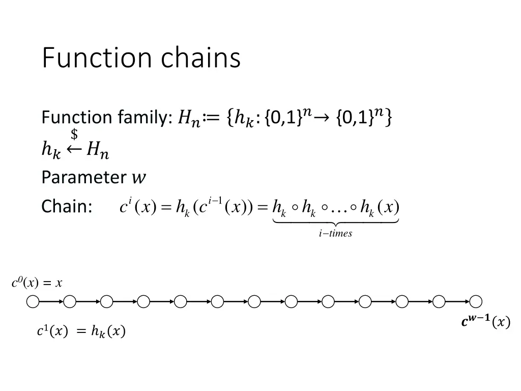 function chains