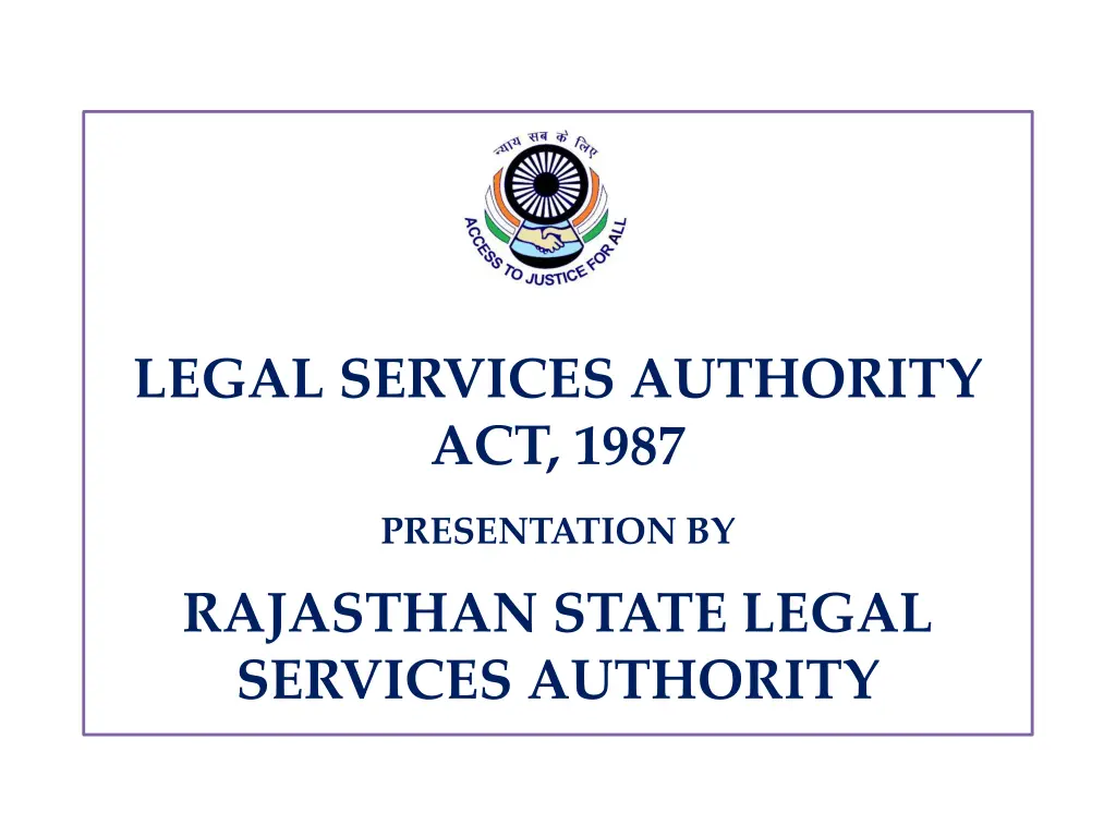 legal services authority act 1987