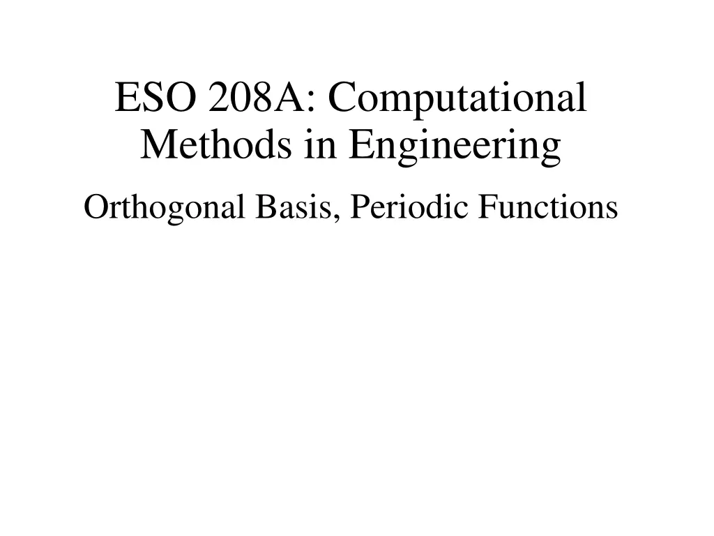 eso 208a computational methods in engineering