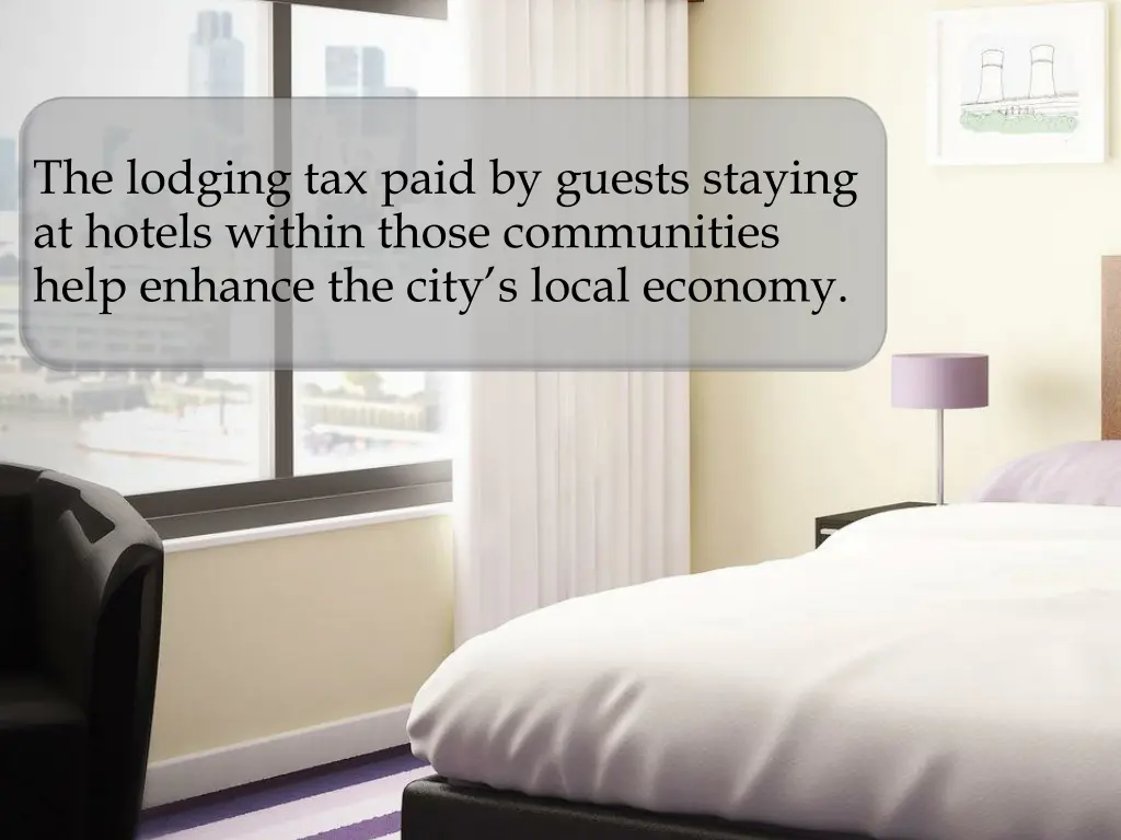 the lodging tax paid by guests staying at hotels