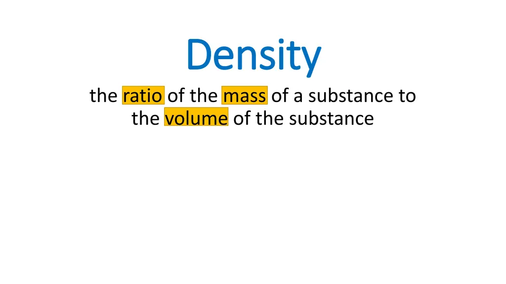 density density