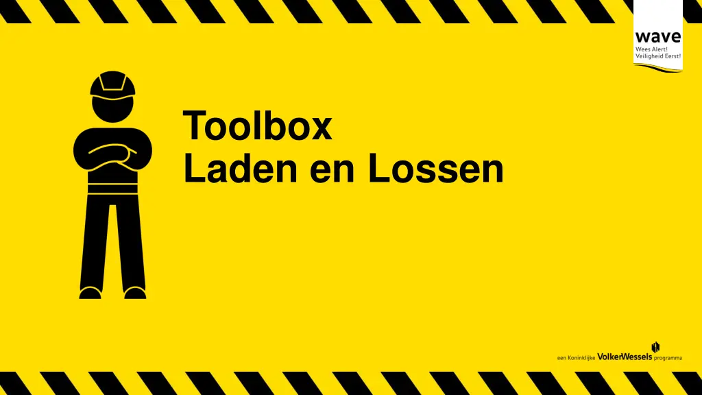 toolbox laden en lossen