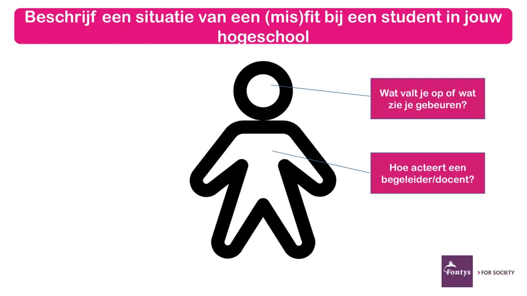beschrijf een situatie