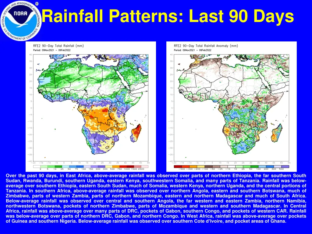 rainfall patterns last 90 days