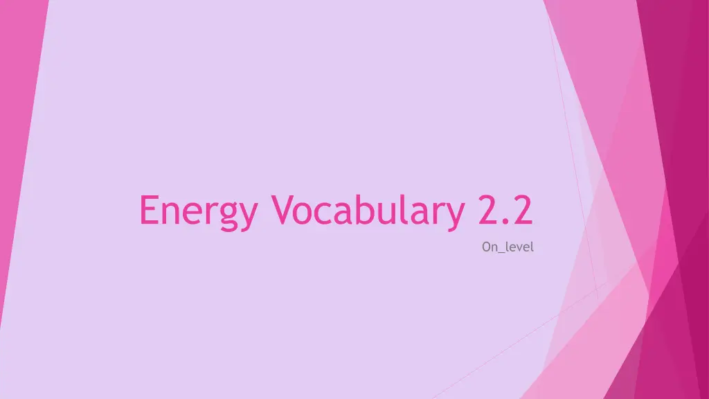 energy vocabulary 2 2
