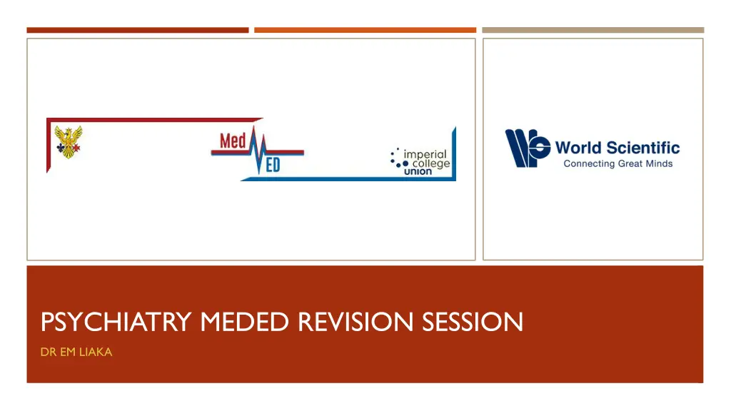 psychiatry meded revision session