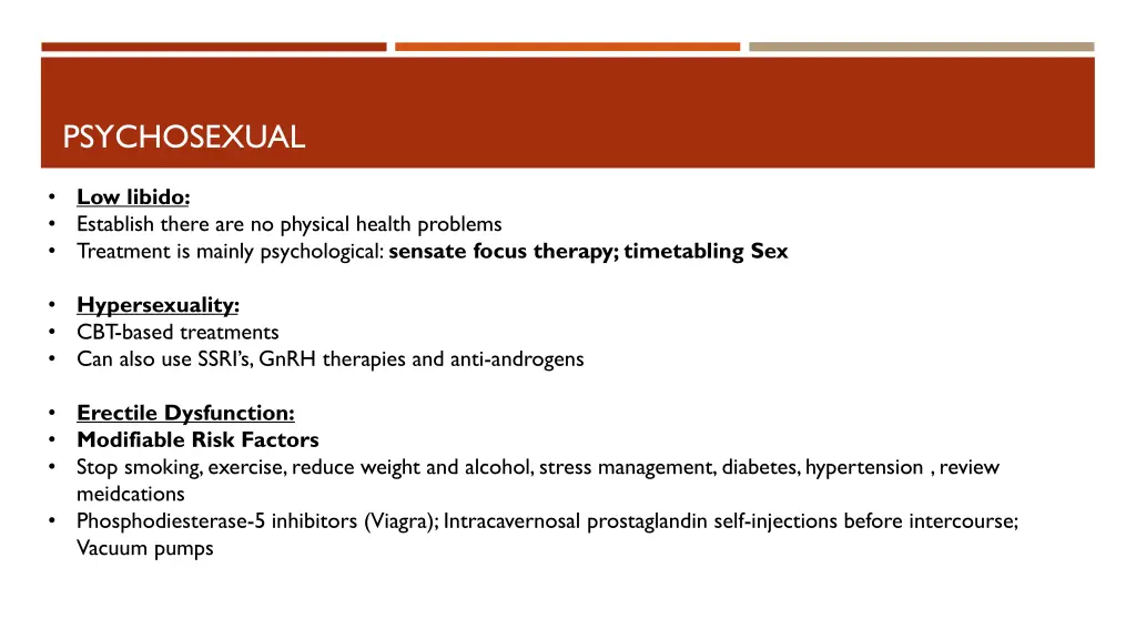 psychosexual
