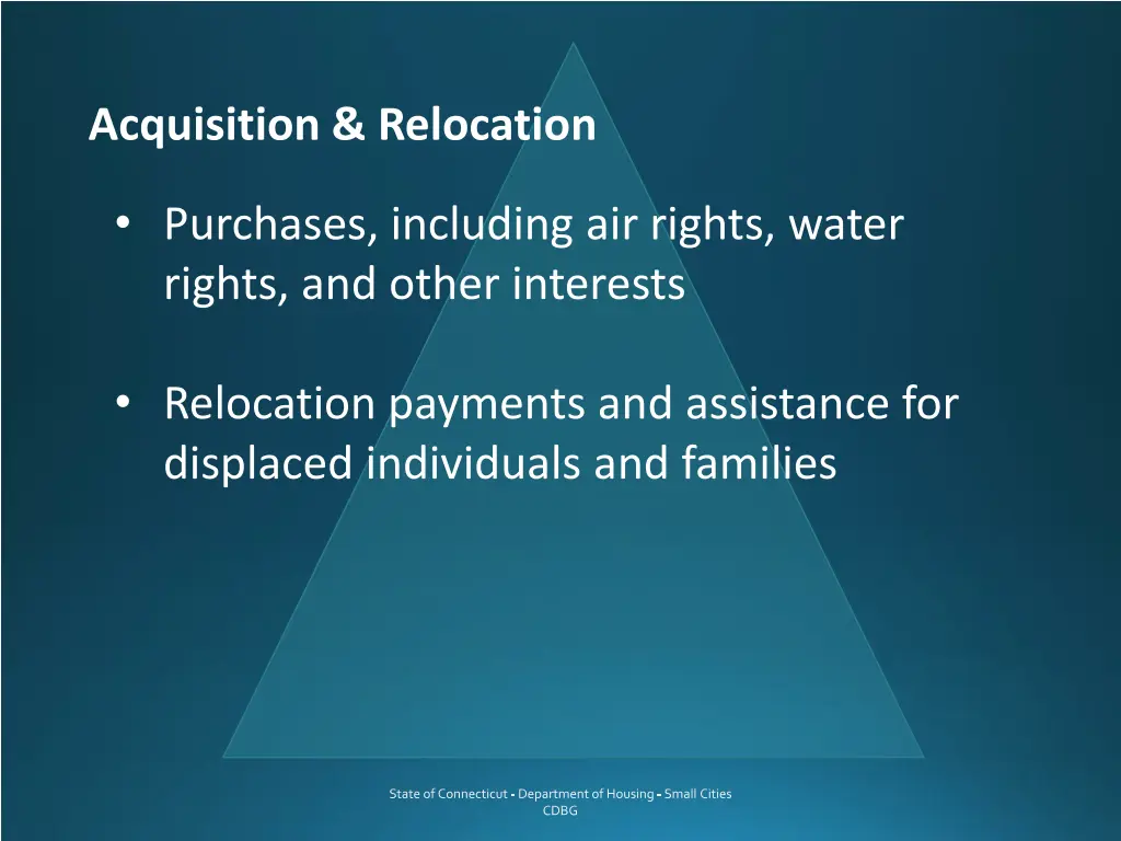 acquisition relocation