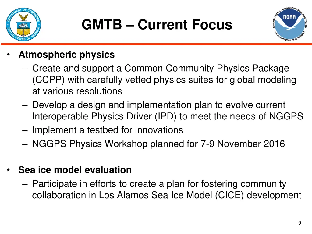 gmtb current focus