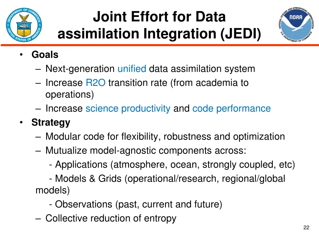 joint effort for data assimilation integration
