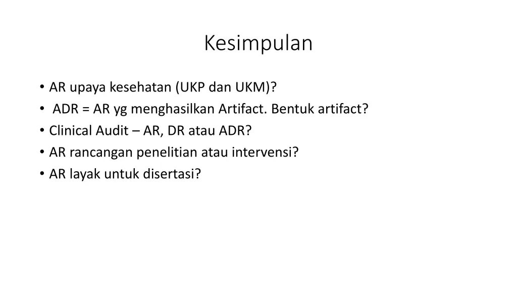 kesimpulan