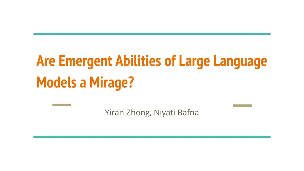are emergent abilities of large language models