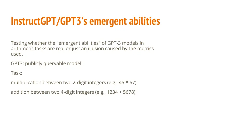 instructgpt gpt3 s emergent abilities