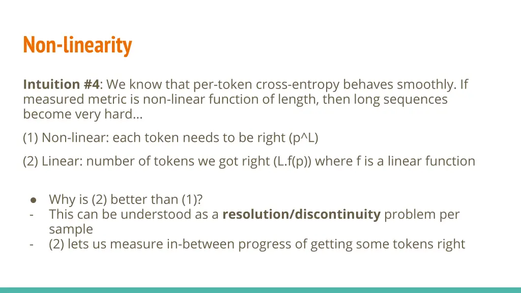 non linearity