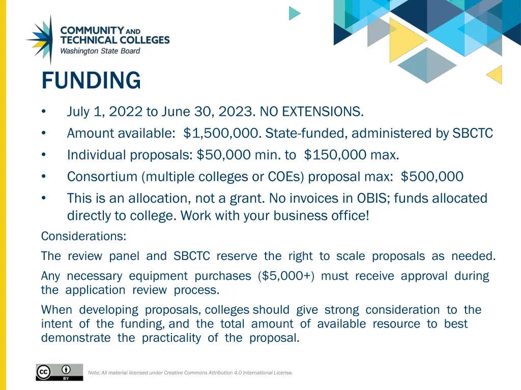 funding