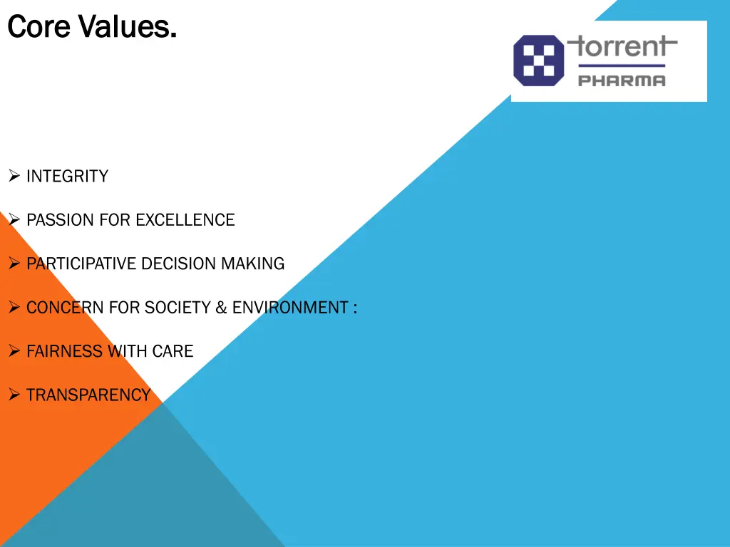 core values core values