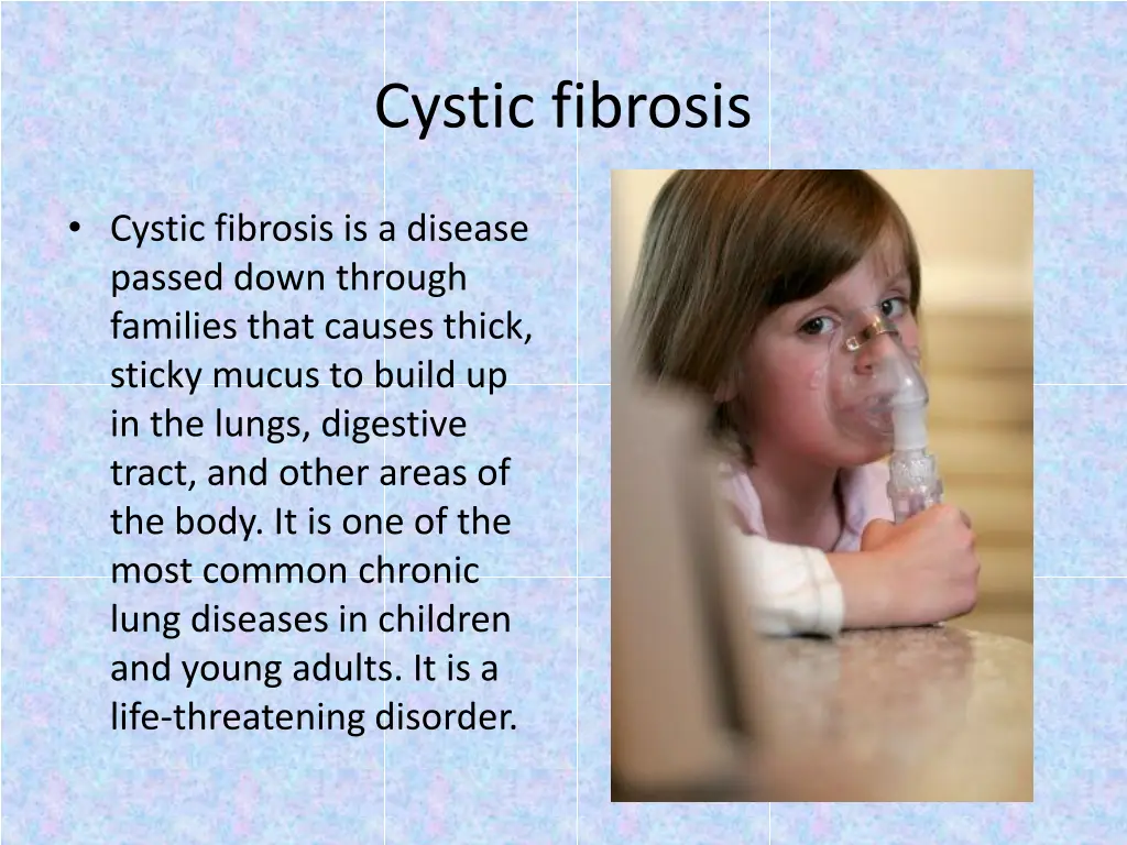 cystic fibrosis