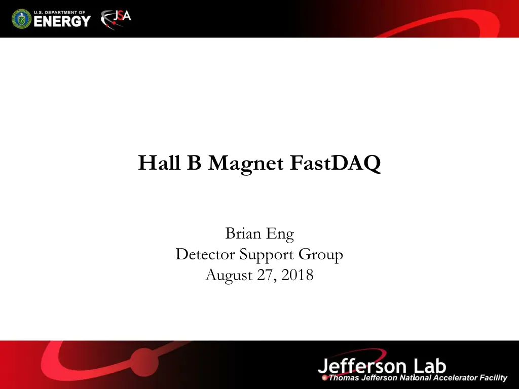 hall b magnet fastdaq