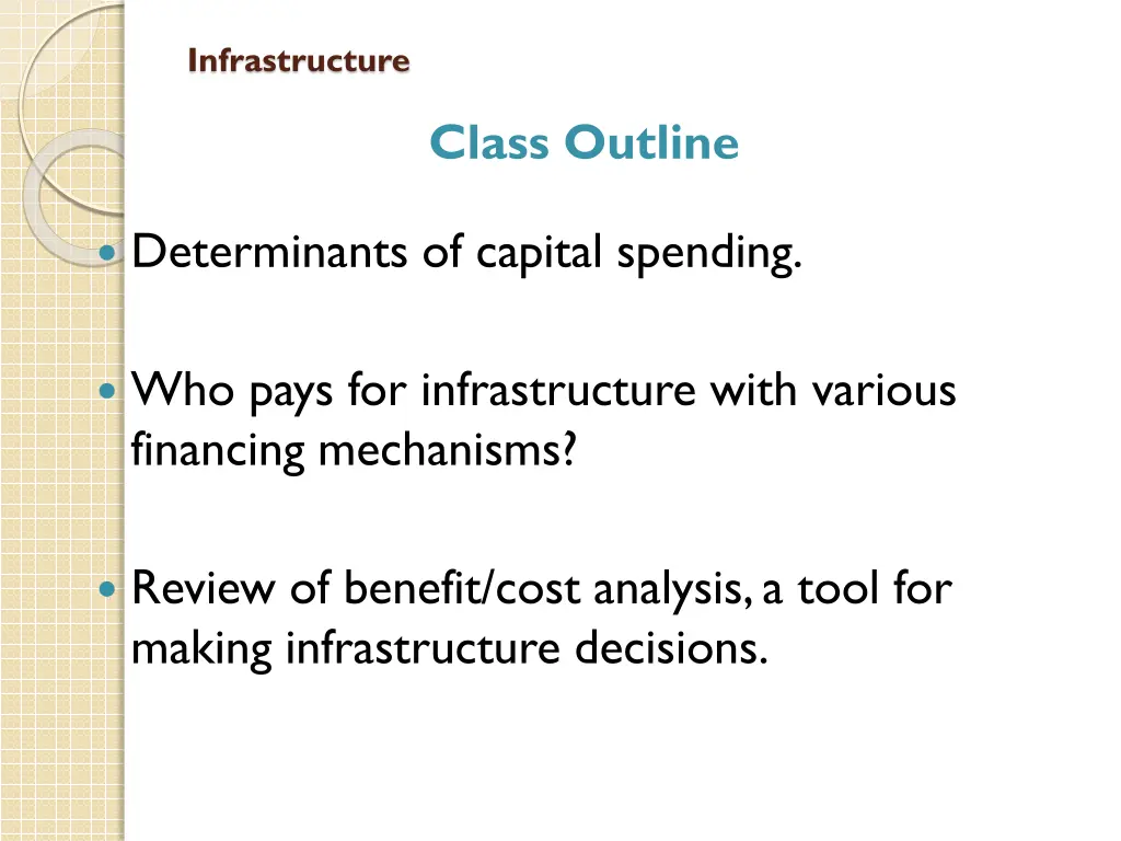 infrastructure