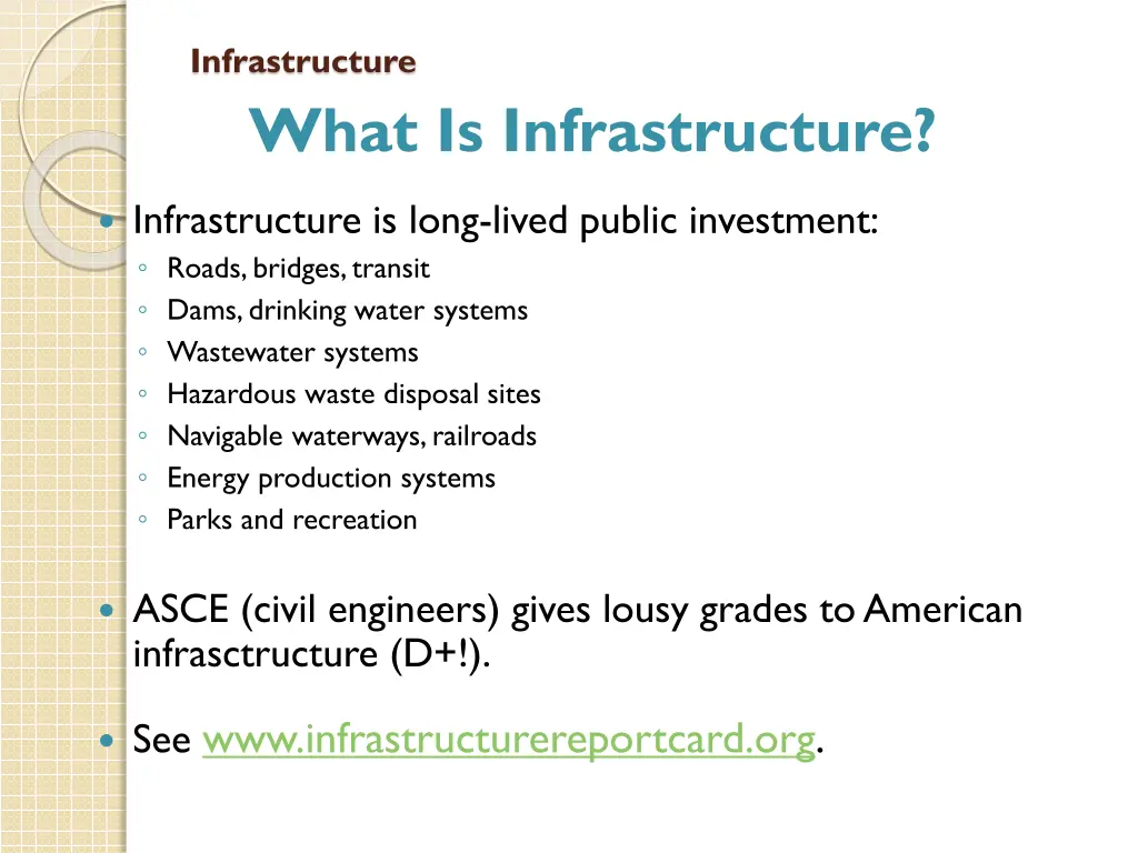infrastructure what is infrastructure