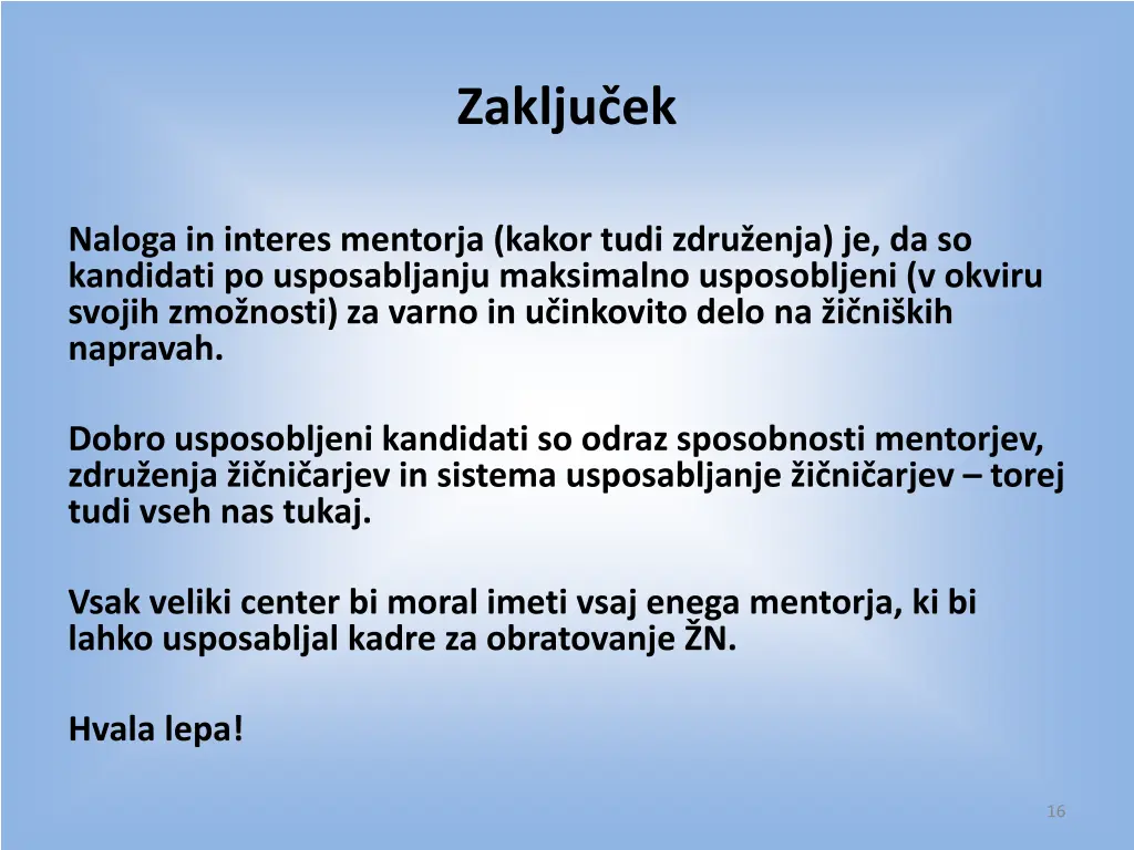 zaklju ek
