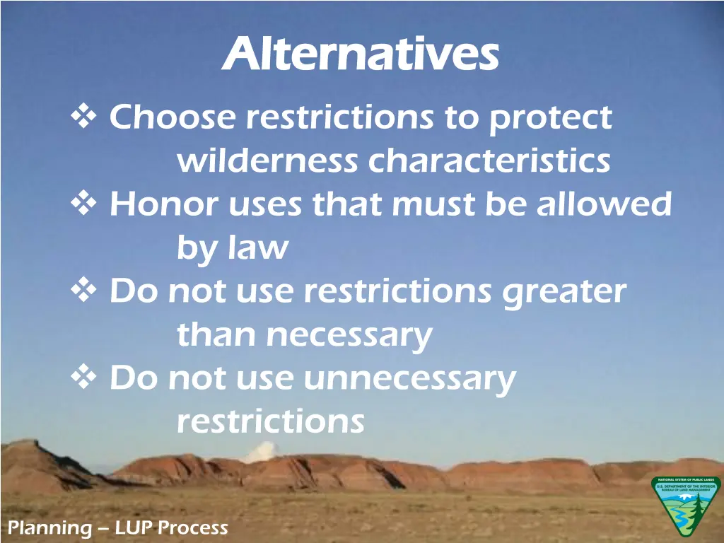 alternatives alternatives 3